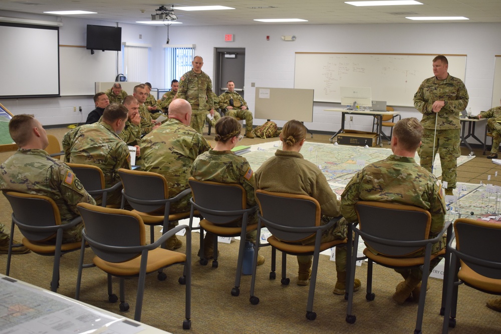 Brigade Fire Support Rehearsal at Northern Strike 23-1