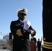 Receiving  Ensign during &quot;Old Glory&quot;