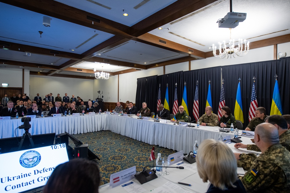 Secretary Austin attends eighth Ukraine Defense Contract Group