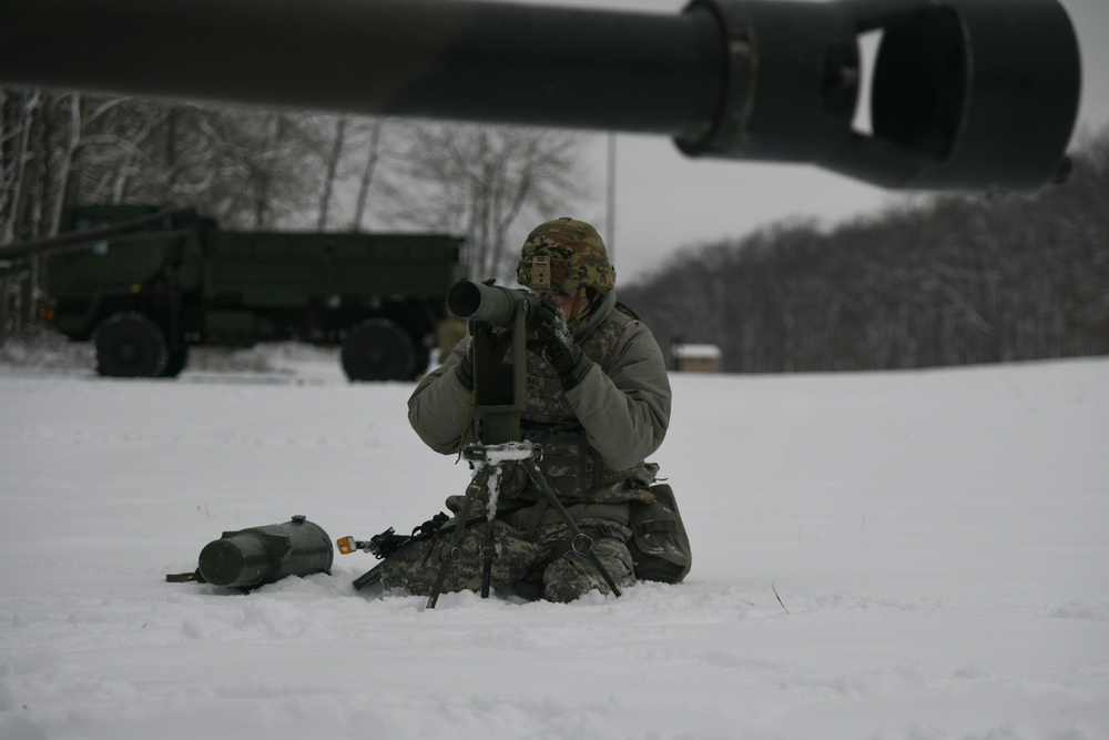 120th Field Artillery Regiment sets up M119 during Northern Strike 23-1