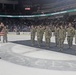 Maj. Gen. Baker reenlists Reserve Soldiers at Iowa Wild game