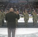 Maj. Gen. Baker reenlists Reserve Soldiers at Iowa Wild game