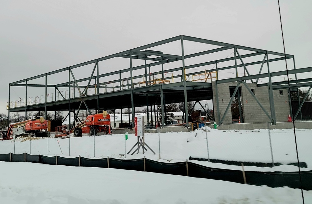 January 2023 construction operations of $11.96 million transient training brigade headquarters at Fort McCoy