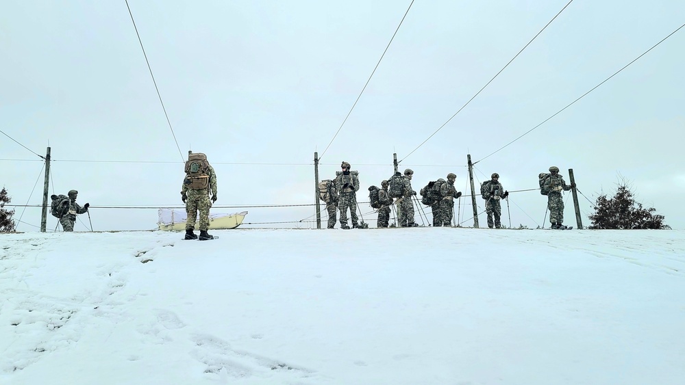 Airmen train in cold-weather tactics, skills at Fort McCoy