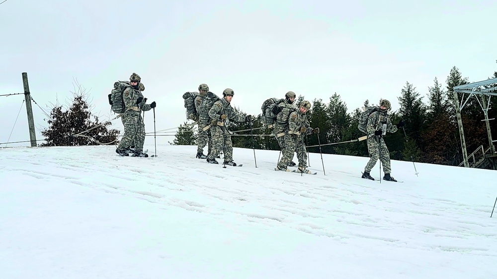 Airmen train in cold-weather tactics, skills at Fort McCoy