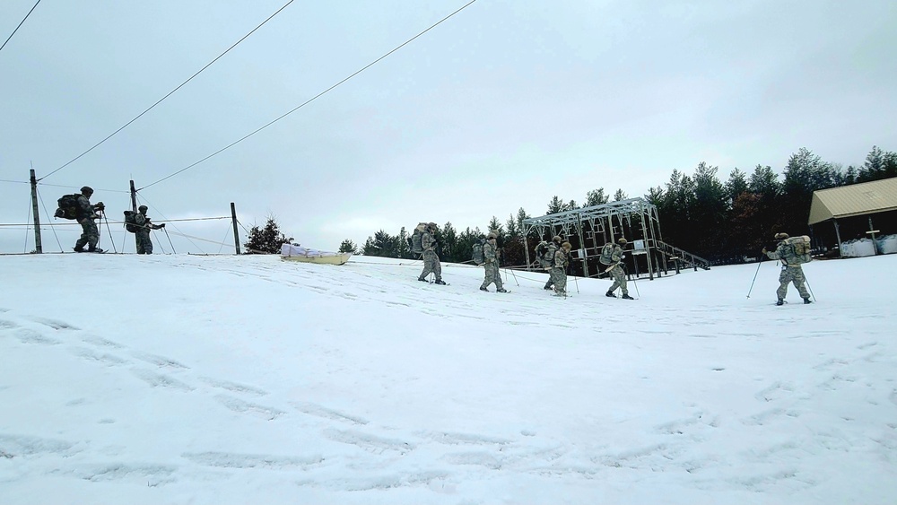 Airmen train in cold-weather tactics, skills at Fort McCoy