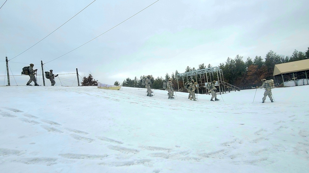 Airmen train in cold-weather tactics, skills at Fort McCoy