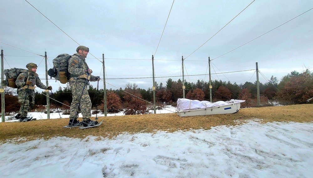 Airmen train in cold-weather tactics, skills at Fort McCoy