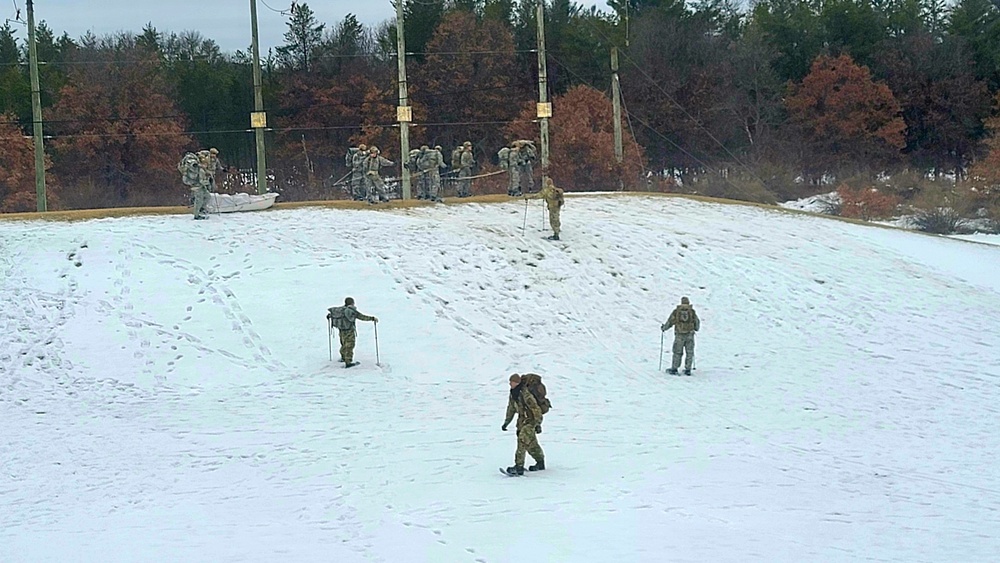 Airmen train in cold-weather tactics, skills at Fort McCoy