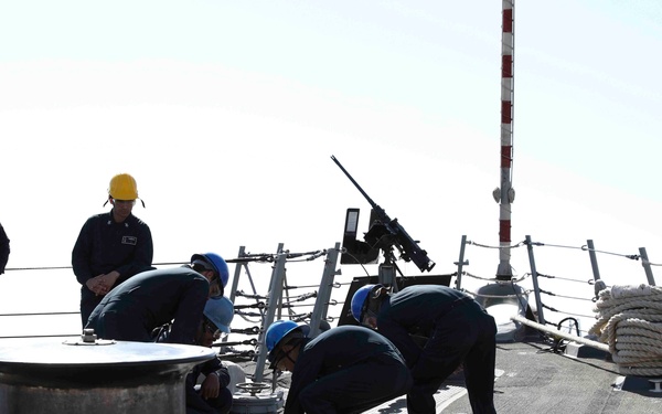 USS Truxtun (DDG 103) Departs Eilat