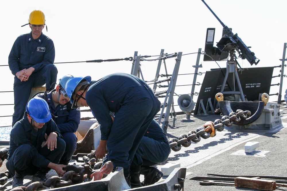 USS Truxtun (DDG 103) Departs Eilat