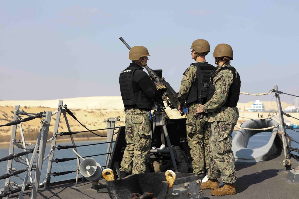 USS Truxton (DDG 103) Transits Suez Canal