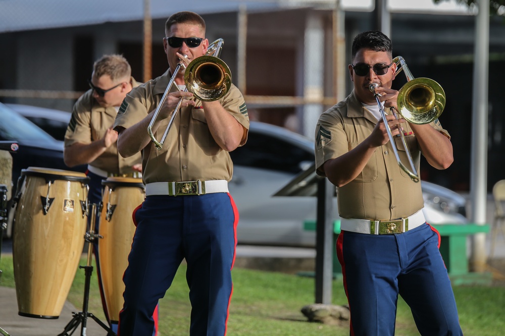 MARFORPAC Band Performs In Guam