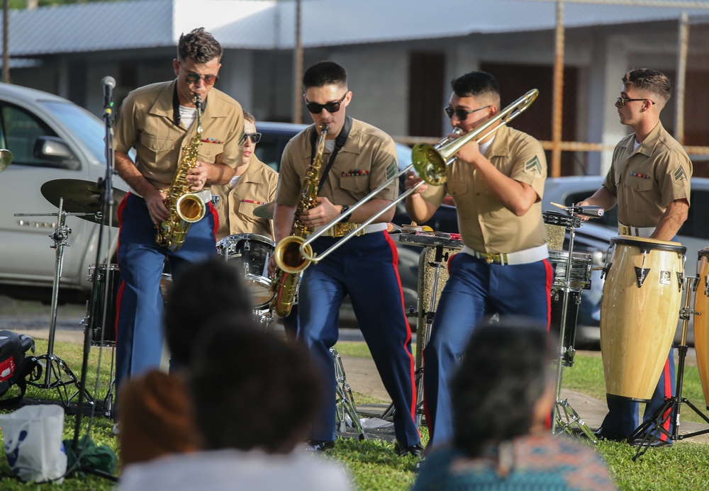 MARFORPAC Band Performs In Guam