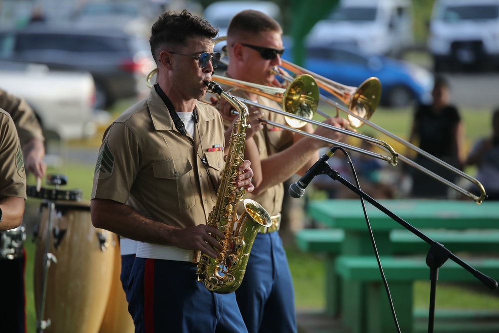 MARFORPAC Band Performs In Guam