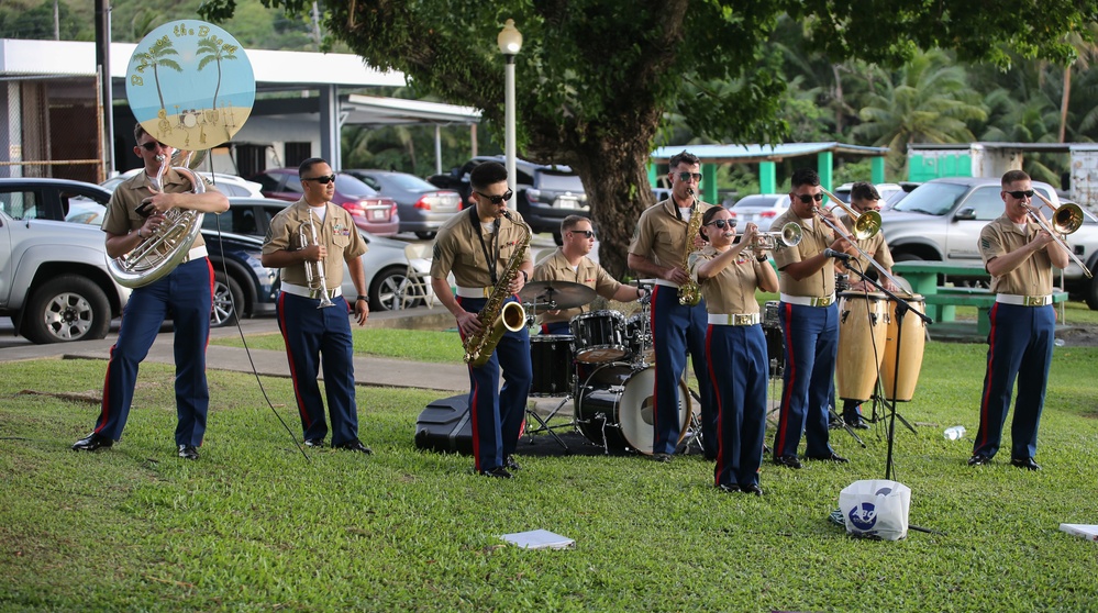 MARFORPAC Band Performs In Guam