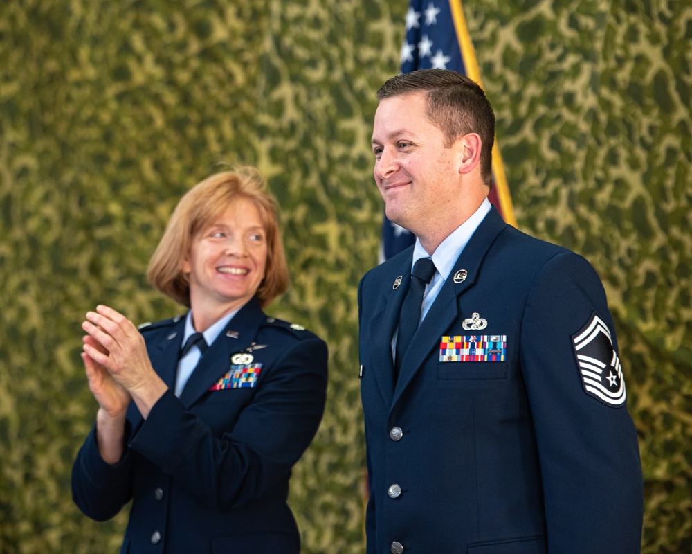Lease promotes to chief master sergeant