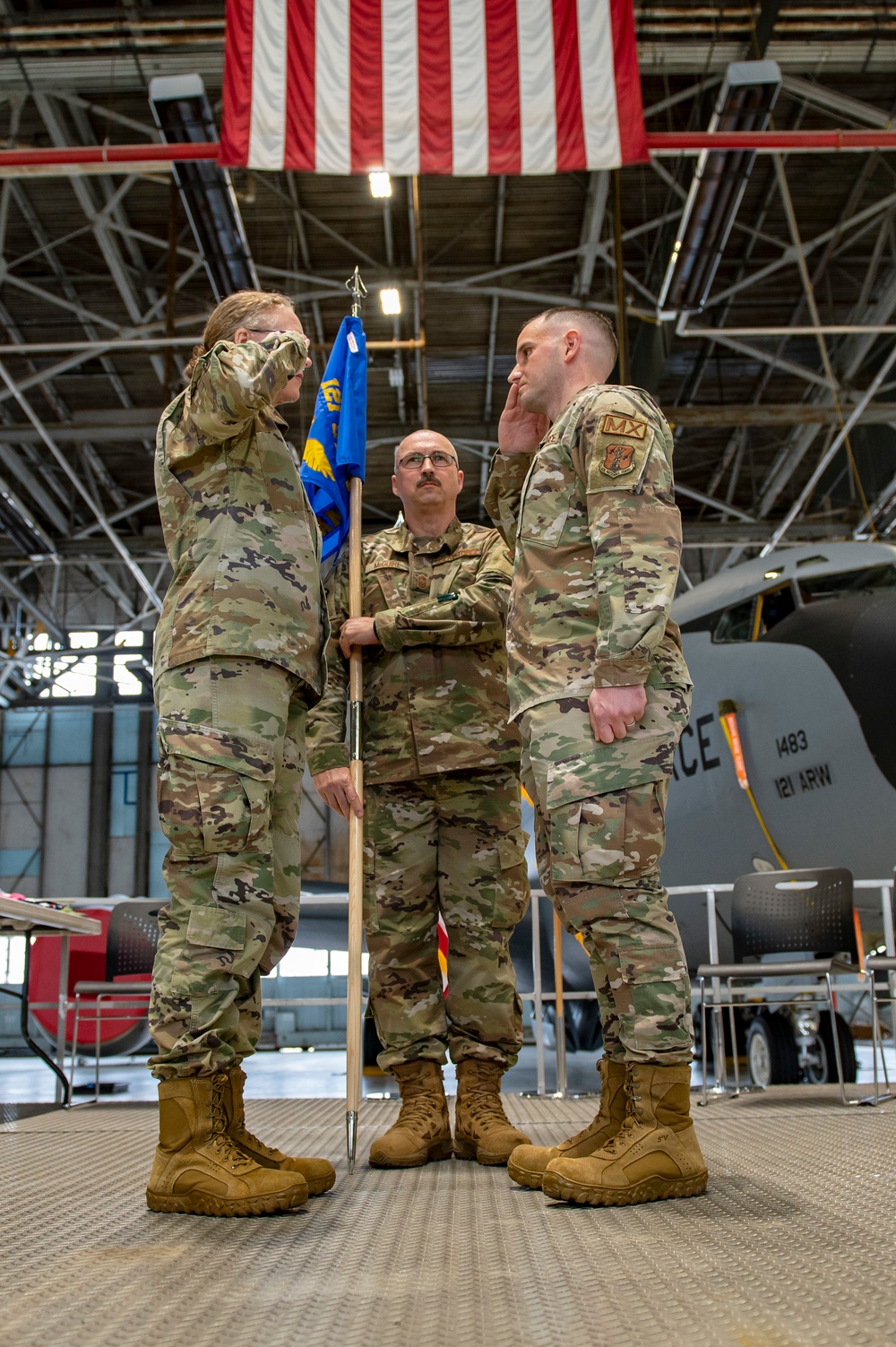 Schnack assumes command of 121st Aircraft Maintenance Squadron