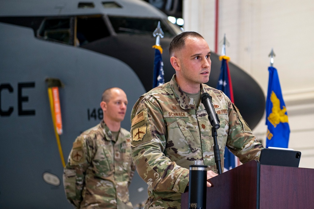 Schnack assumes command of 121st Aircraft Maintenance Squadron