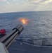 USS Rafael Peralta (DDG 115) Conducts Live-Fire Weapons Drill