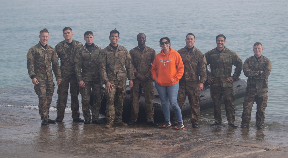 511th Engineer Dive Detachment Helocast Training