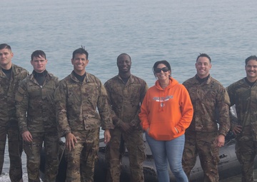 511th Engineer Dive Detachment Helocast Training