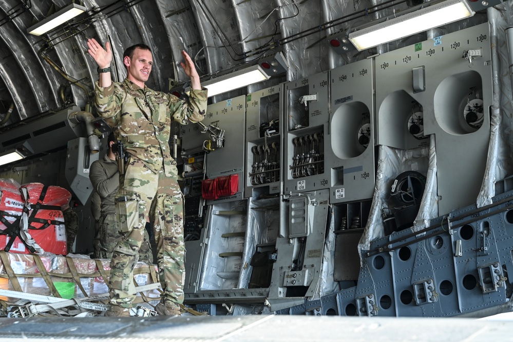 8th EAS resupplies forward operating base