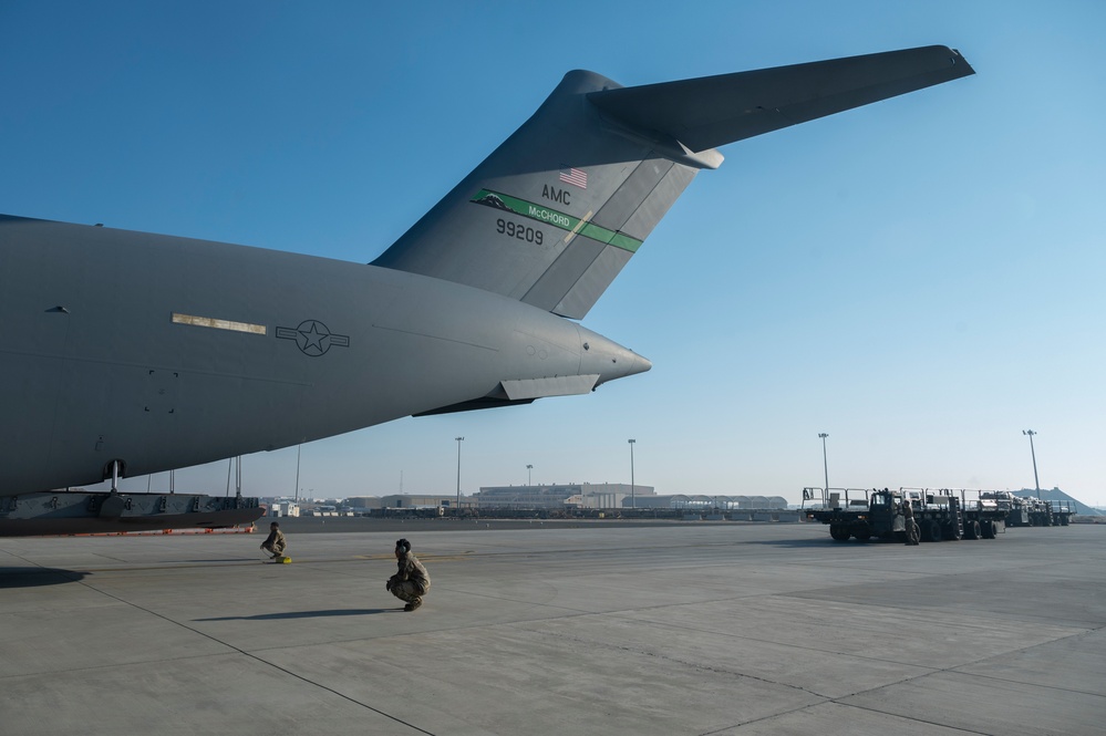 8th EAS resupplies forward operating base