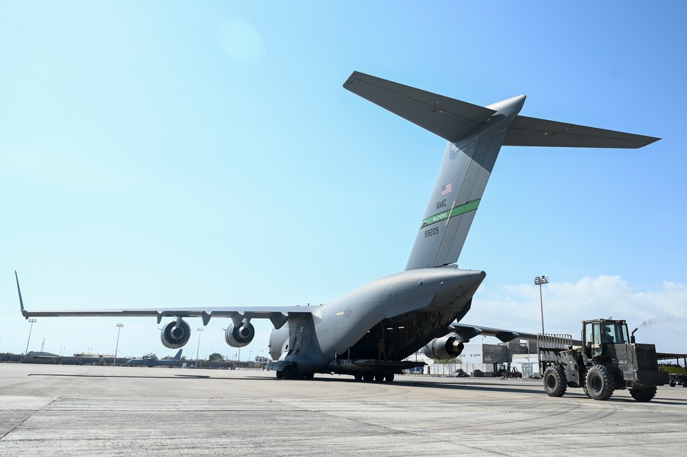 8th EAS resupplies forward operating base
