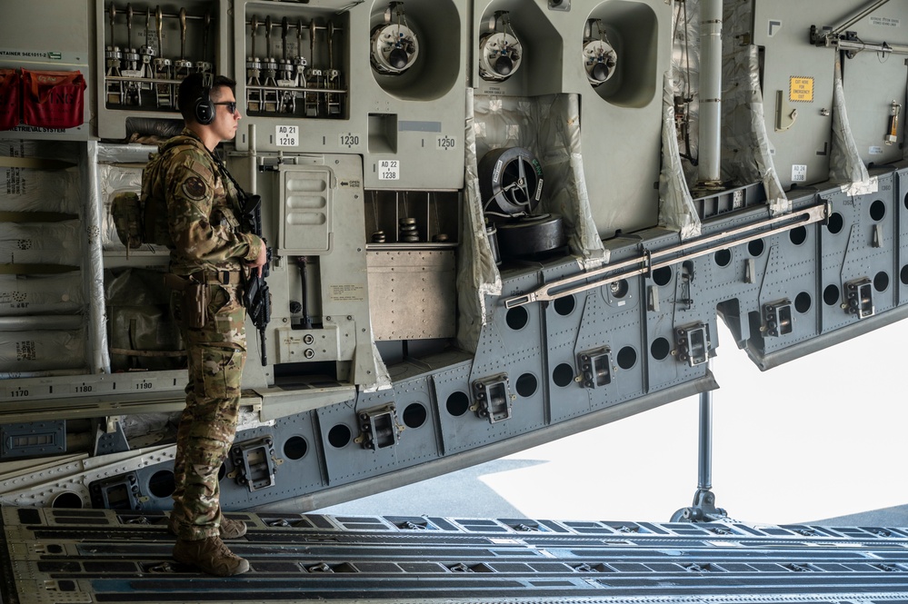 8th EAS resupplies forward operating base