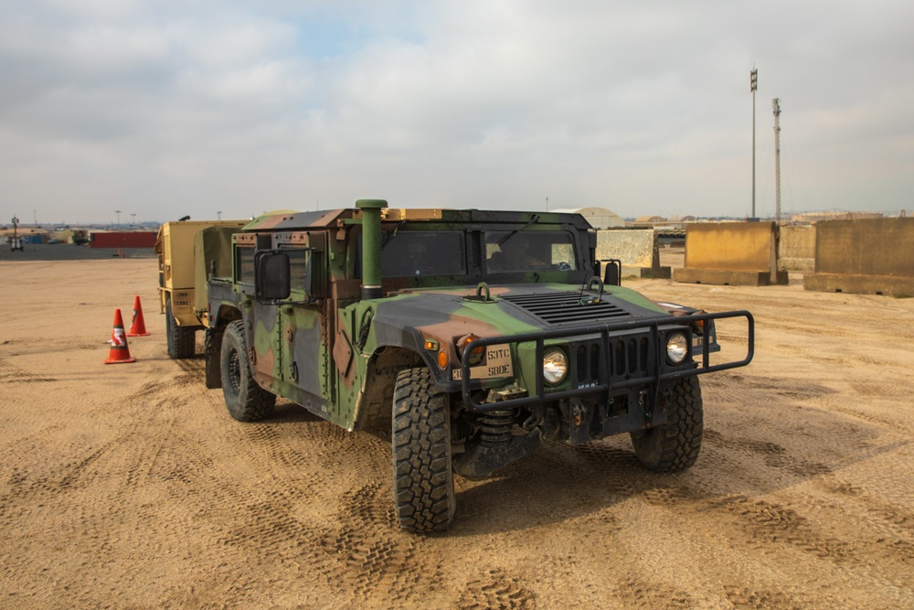 369th Sustainment Expando Van &amp; HMMWV Training