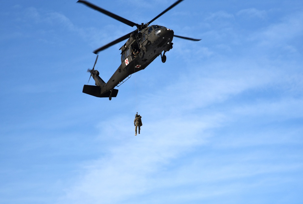 Wisconsin Guard Black Hawk crew support search and rescue training