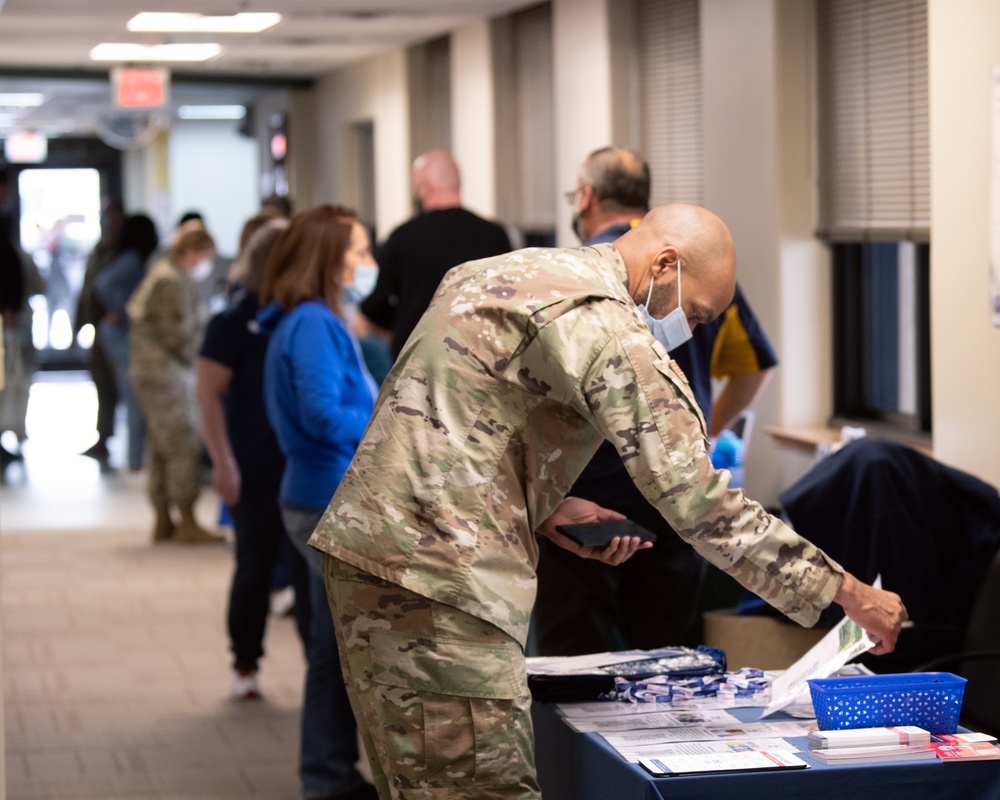 436th MDG Airmen gain new skills at the Health and Wellness Fair