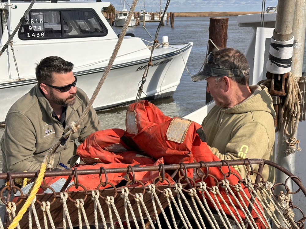 Coast Guard dockside safety exam