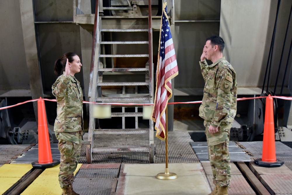 Dammeyer promoted to first lieutenant