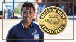 Army &amp; Air Force Exchange Service Earns Ninth Consecutive Recognition as Best for Vets Employer