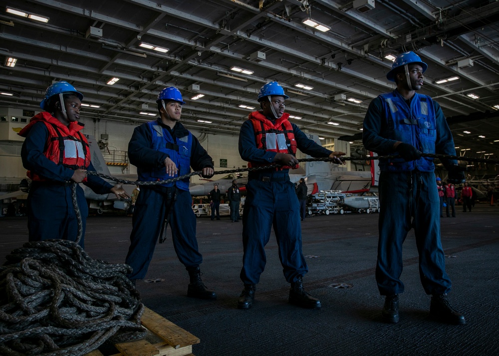 Daily Operations Aboard USS George H.W. Bush (CVN 77)