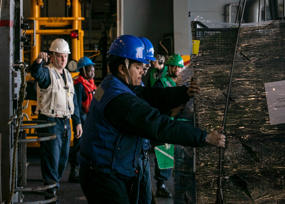 Daily Operations Aboard USS George H.W. Bush (CVN 77)