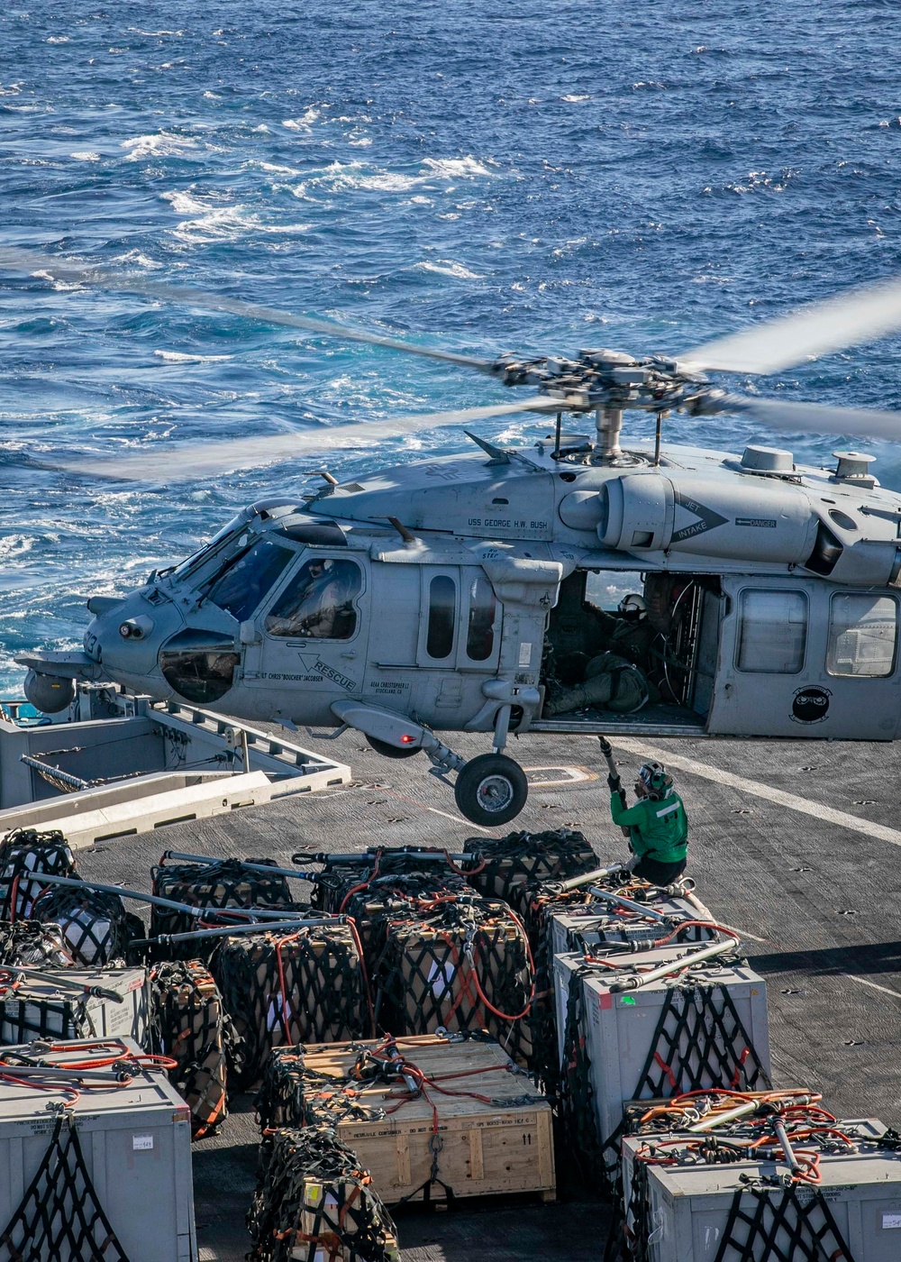 Daily Operations Aboard USS George H.W. Bush (CVN 77)