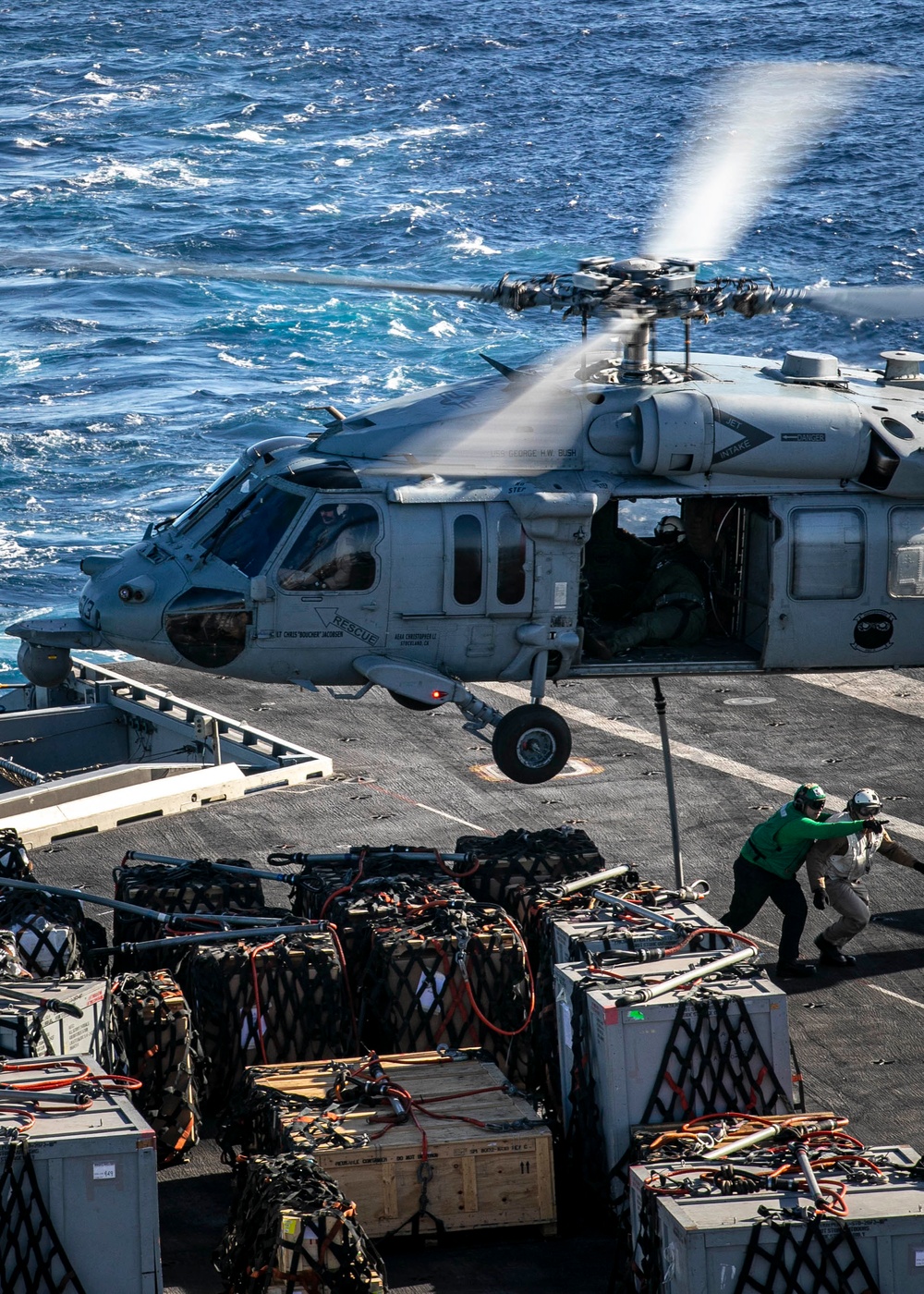 Daily Operations Aboard USS George H.W. Bush (CVN 77)