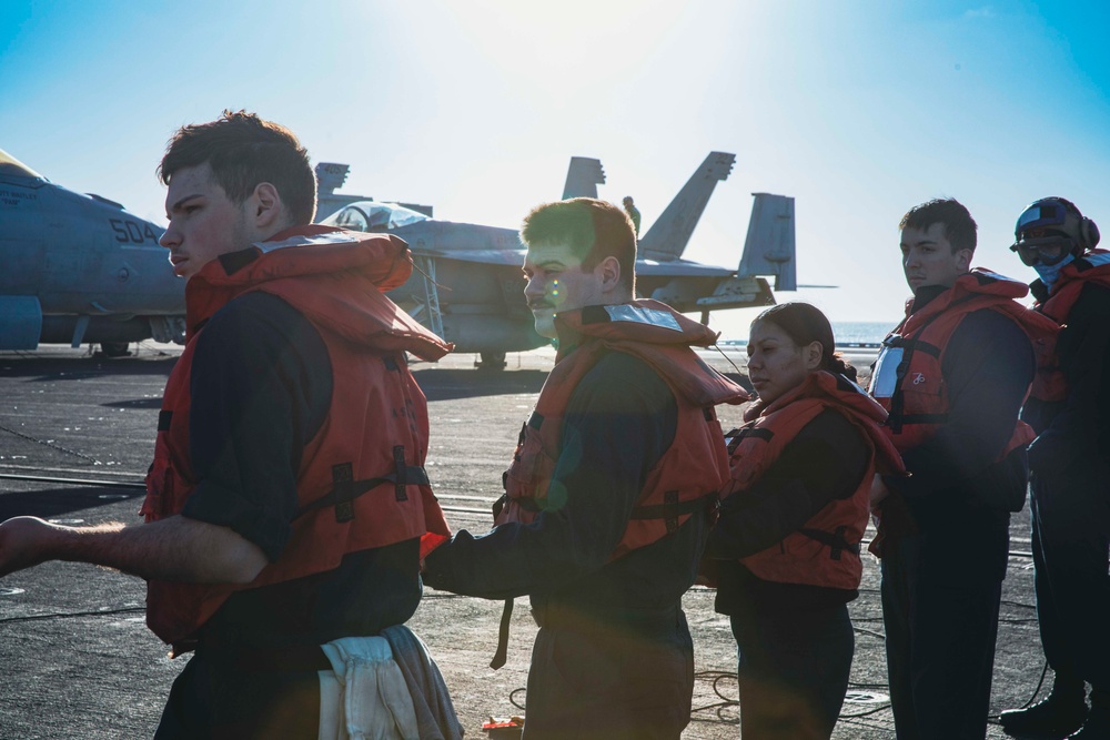 Daily Operations Aboard USS George H.W. Bush (CVN 77)