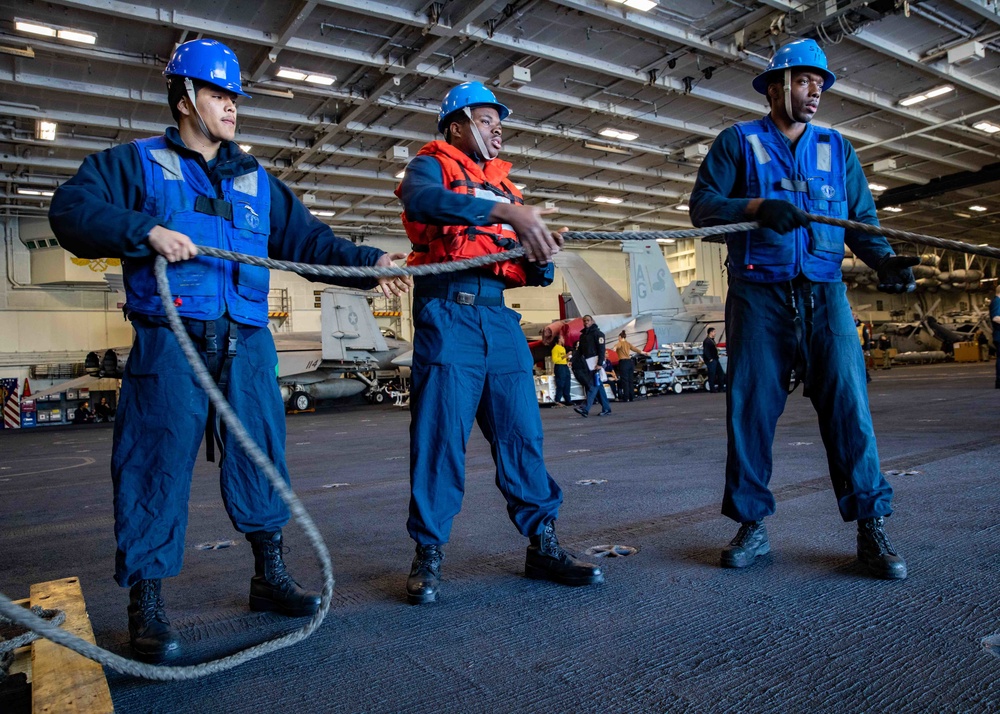 Daily Operations Aboard USS George H.W. Bush (CVN 77)