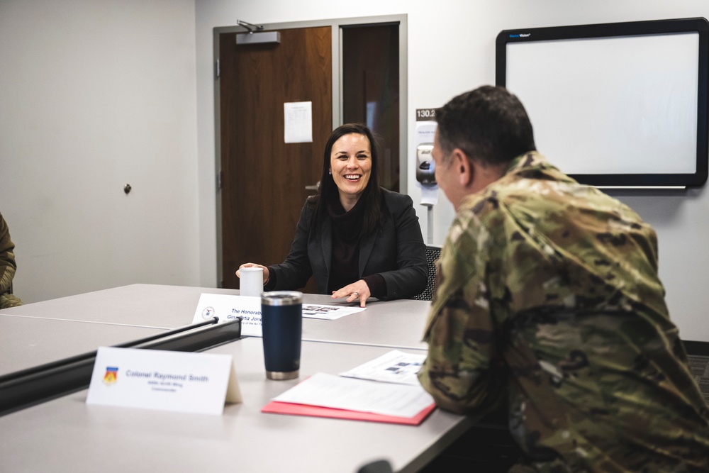 UnderSecAF Gina Ortiz Jones visits Wright-Patt