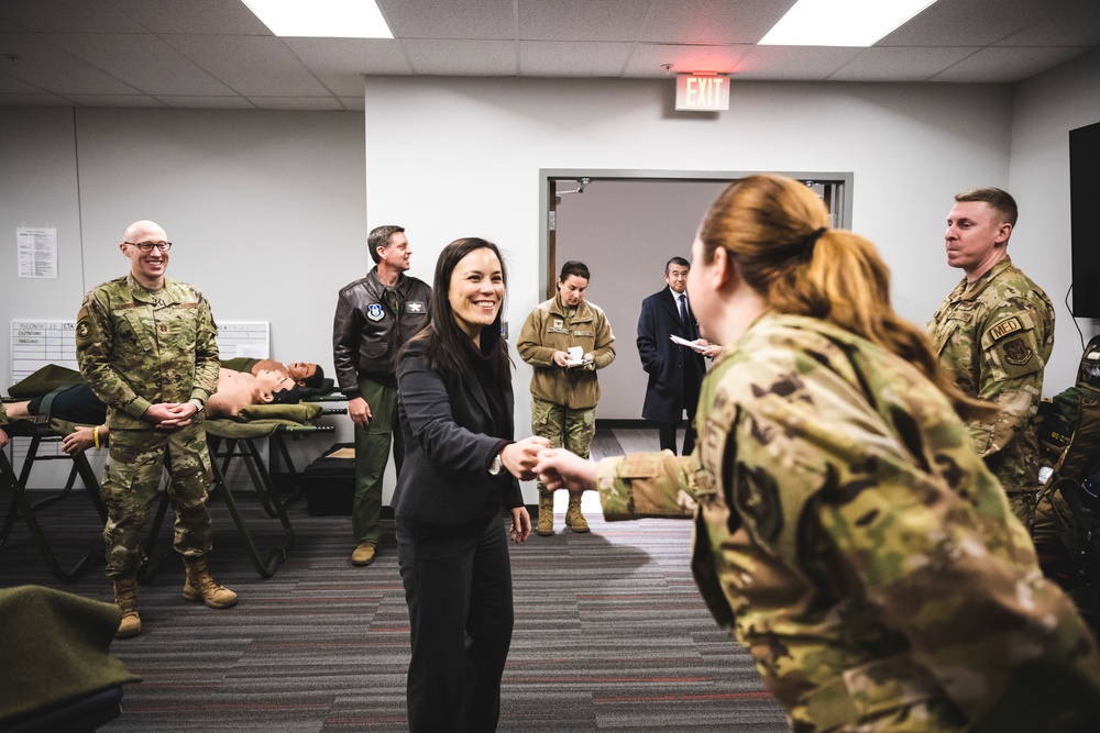 UnderSecAF Gina Ortiz Jones visits Wright-Patt