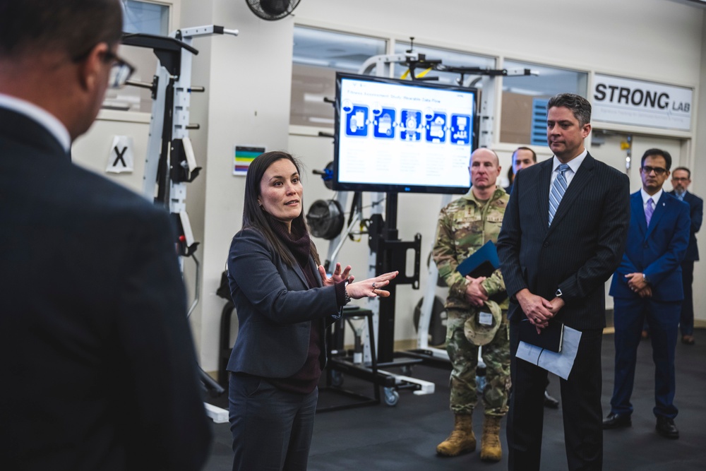 UnderSecAF Gina Ortiz Jones visits Wright-Patt