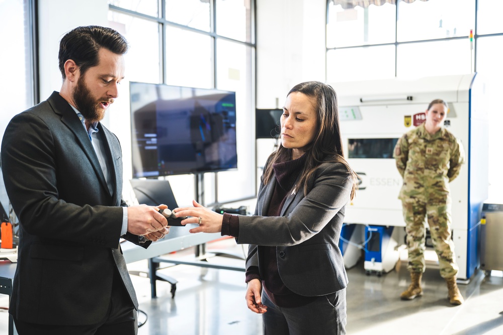 UnderSecAF Gina Ortiz Jones visits Wright-Patt