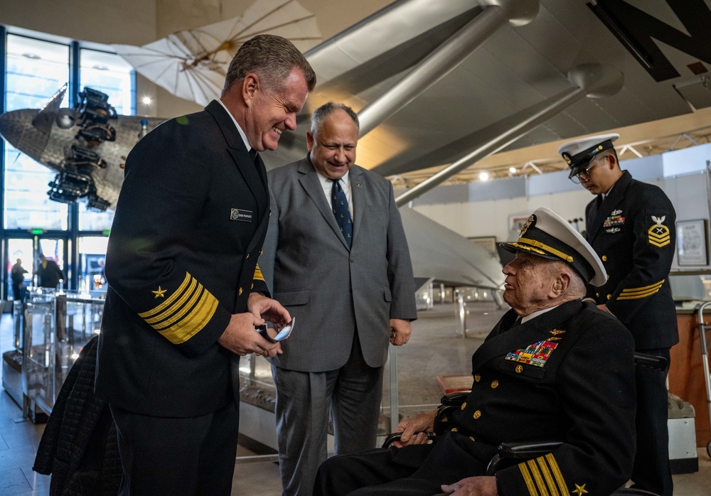 SECNAV Presents the Navy Cross to E. Royce Williams