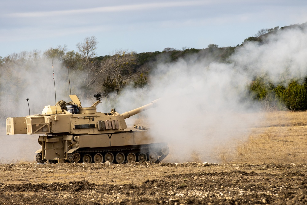 Alpha Battery Hot Steel Dragons test Gunnery Readiness