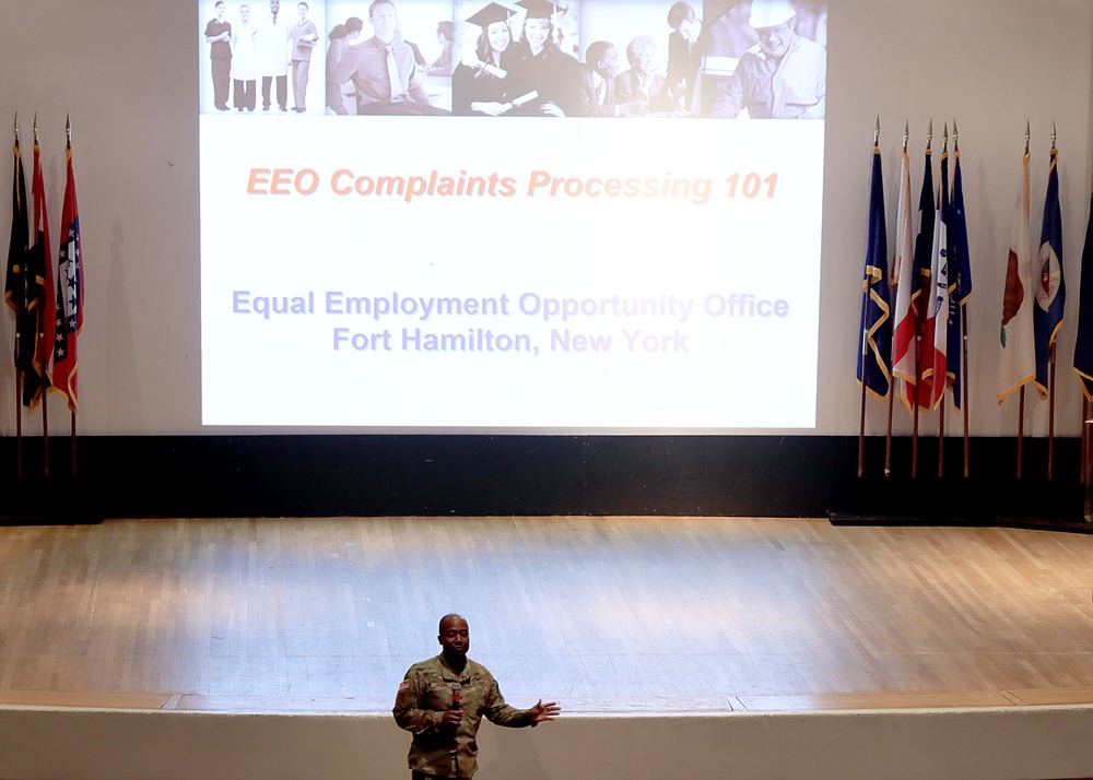 FY23 Equal Employment Opportunity (EEO) Annual training at Fort Hamilton