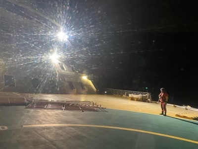 Coast Guard medevacs woman from cruise ship 50 miles southeast of Galveston, Texas